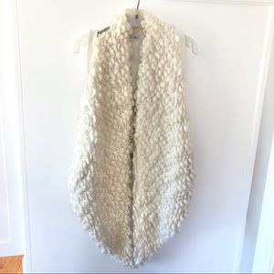 Tufted Wool & Suede Vest